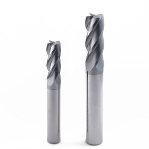 6mm Carbide Corner Radius End Mill 4 Flutes ALCRN Coated