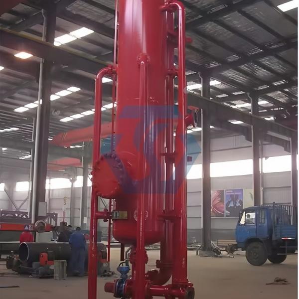 API Standard Drilling Solid Control System Mud Gas Separator For For Drilling Liquid Or Fluid And Gas Separation