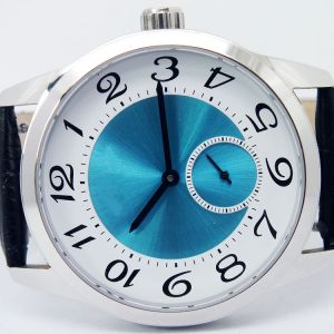 2014 fashion watch Stainless steel case with geniune leather strap