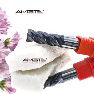 D12mm 4 Flutes Solid Carbide End Mill TiAlN Coating For 304 316L Stainless Steel