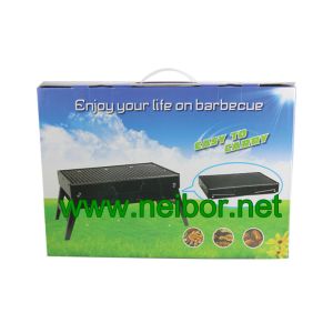 Portable BBQ Grill with Neutral Packaging Color Box In Stock