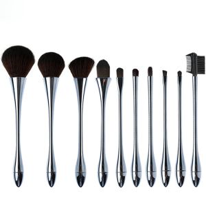 Synthetic Bristles Setting Powder Brush , Mineral Powder Foundation Brush OEM