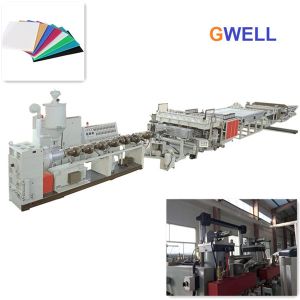 PC Hollow Board Making Machine Hollow Section Polycarbonate Sheet Extruders