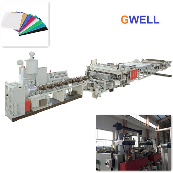 PC Hollow Board Making Machine Hollow Section Polycarbonate Sheet Extruders