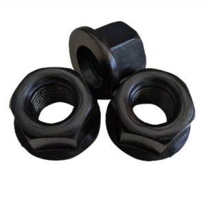 China Class4.8 6.8 8.8  Black Finish Hex Head Nuts And Washers on sale
