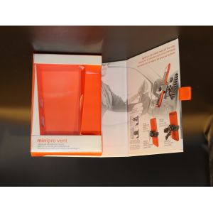 Electronic PET Box Packaging with flap and window CMYK PMS Printing UV print.