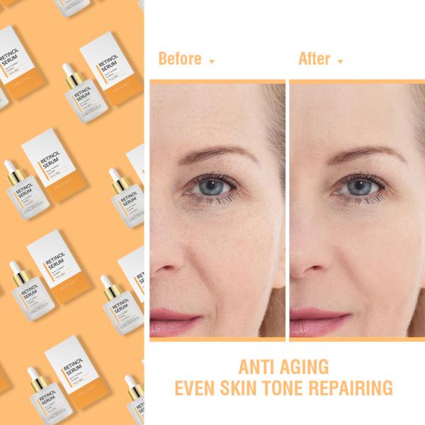 Private Label Anti Aging Serum,Retinol Serum With Collagen Retinol Face Serum Organic Hydrating Vitamin c Serum Retinol