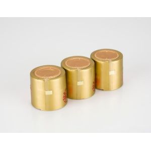 Quality original capsule Anti Slip Embossed PVC Film Capsule PVC shrink cap seals for wine bottle neck wrapping for sale