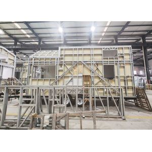 Modern PrefabTiny House On Wheels With Light Steel Structure Integrated Wall