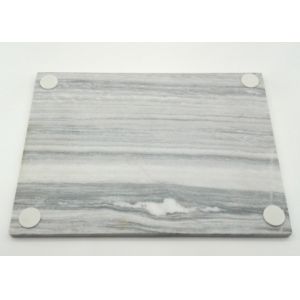 Cheese Cutting Stone Placemats Fun Shape Moisture Resistant With Foot Marble