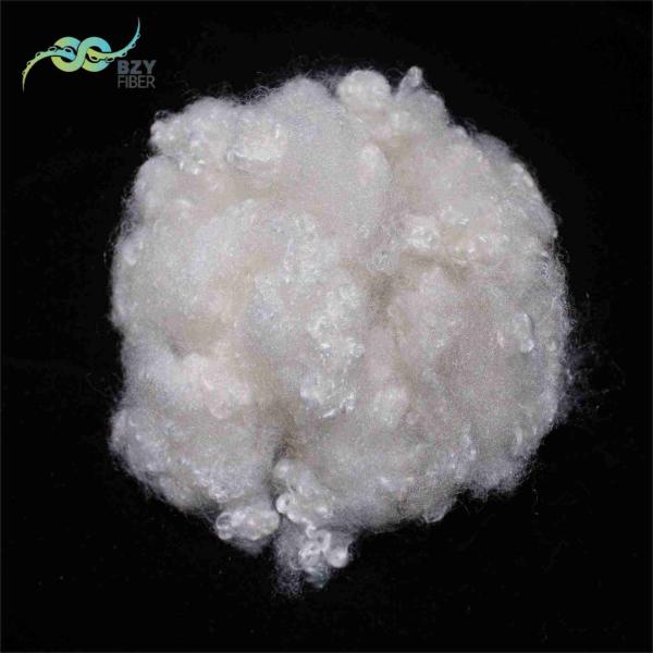 Buy Recycled Hollow Conjugated Fiber Flame Retardant Coiled 64mm Staple Fiber at wholesale prices