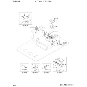 Excavator Parts Dial Assy 21Q6-20810 21Q4-20811 For R290LC9 R320LC9