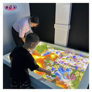 5 Games Interactive Sand Table Build Mountains And Rivers With Kinetic Learning