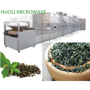 China Auotmatic Microwave Dehydrator For Green Tea , Black Tea , Moringa Leaves on sale