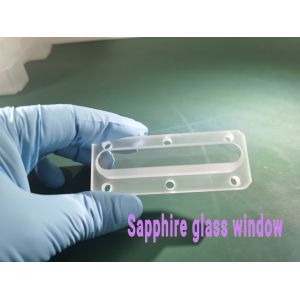 Equipment Observation Sapphire Glass Window With Step Hole