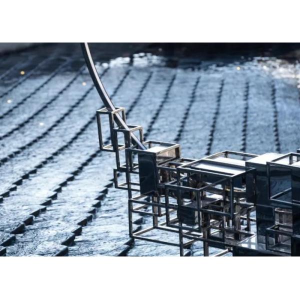 Garden Landscape Contemporary Abstract Sculpture Stainless Steel Handmade