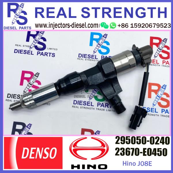 Orginal Fuel Injector 295050-0920 295050-0240 For HINO J08E 23670-E0540 23670