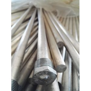 China Extruded AZ31B magnesium rod,  water heater anode rod magnesium on sale