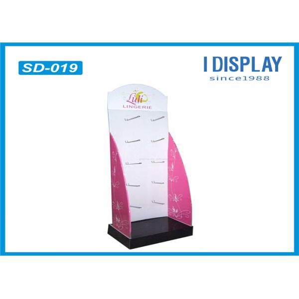 Folding Cardboard Hook Display Stands , Retail Cardboard Displays For Hair Ornaments