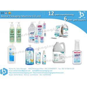 Sanitizer washing gel bottle labeling machine high speed stable quality