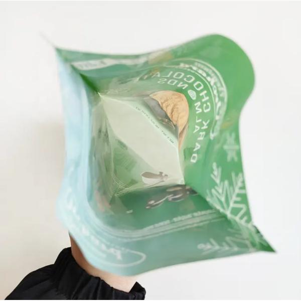 Custom Printing Stand Up Pouch Zipper Nut Package Plastic Snack Almonds Cashew Nuts Packaging Bags
