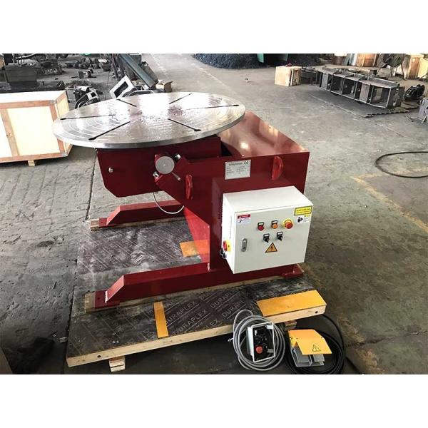 Welding Rotating Table 1000kg Welding Positioners Remote Hand Control Box