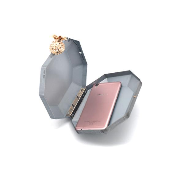 Big Pineapple Closure Octagon Metal Clutch Frames 17cm