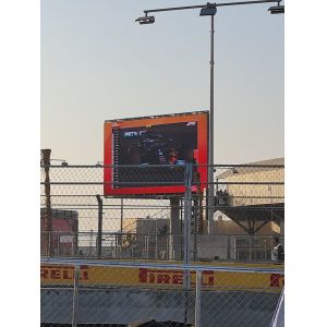 P10 Outdoor Fixed LED Display 960x960 Iron Waterproof Cabinet Full Color