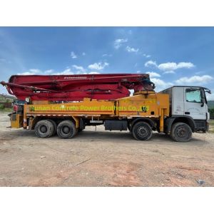China SG5366THB M46-5RZ 2012 Concrete Pump Putzmeister with 4141 Renewed 46m Trailer Pump on sale