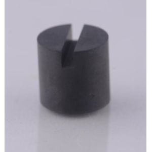 Dark Gray Silicon Nitride Ceramic Slotted Bushing: High-Elasticity, High