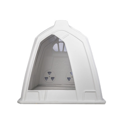 Buy White Polyethylene Weatherproof Rectangle Dairy Calf Hutches With Insulation And Weather Resistance at wholesale prices