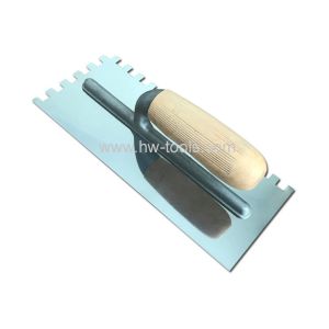Quality plastering trowel with stainless steel wooden handle HW02251 for sale