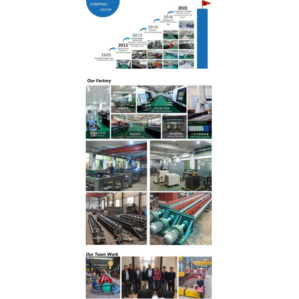 Heat Resistant Customize Thermal Screw Conveyor Agricultural Industrial Medical use for farm for factory