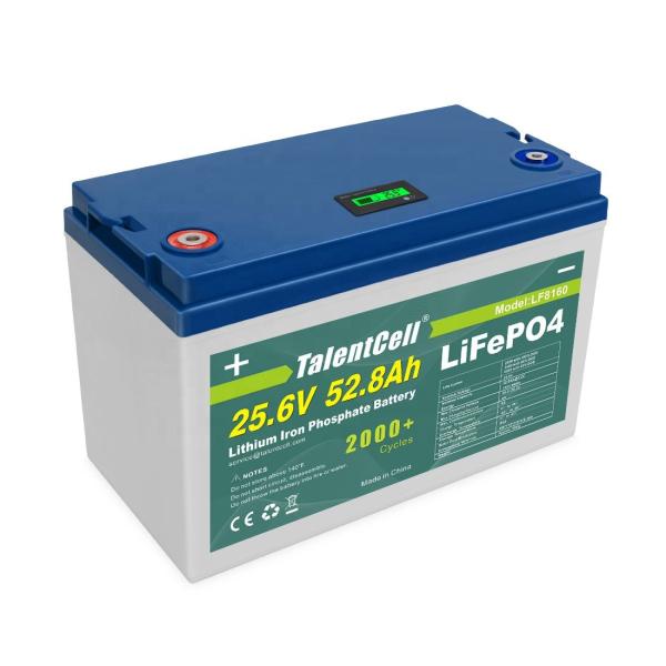 Buy Software BMS Lifepo4 Battery 24v 50ah 25.6V 52.8Ah More Than 2000 Cycles at wholesale prices