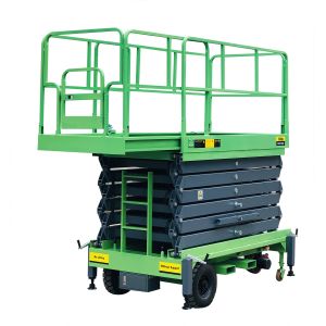 12M Mobile Scissor Lift With Pulling Device