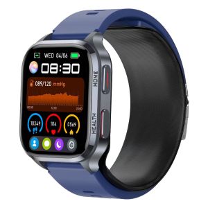 S18 Air Pump Blood Pressure Health Smart Watch With Blood Oxygen Uric Acid
