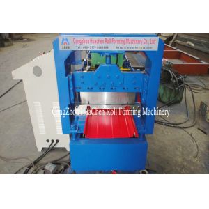 Clip Lock Type Steel Roofing Sheet Roll Forming Machine Hot In Ghana