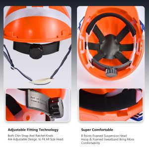 ABS Carbon Fiber Hard Industrial Safety Helmet Construction Safety Helmets