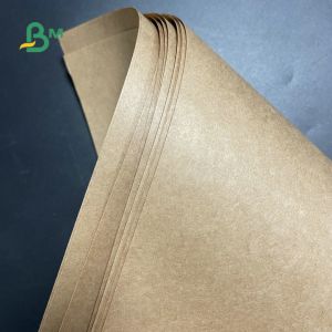 80GSM 90GSM Kraft Liner Board , Semi Extensible Kraft Paper For Cement Bags