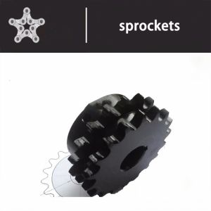 OEM A B Series Double Strand Roller Chain Sprockets ISO9001