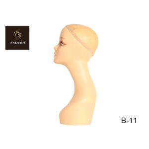B-11 Mannequin Head Without Hair Rigorous In Quality Control For Scarf Display