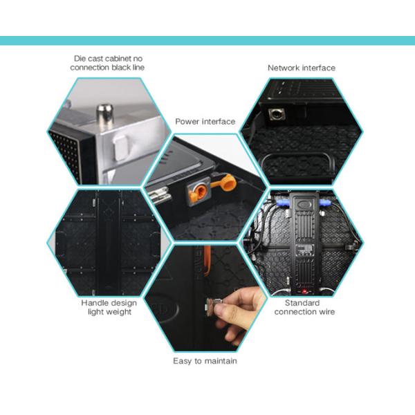 P4.81mm Rental Outdoor Full Color LED Display Cabinet Size 500x1000mm 500x500mm,5000brightness