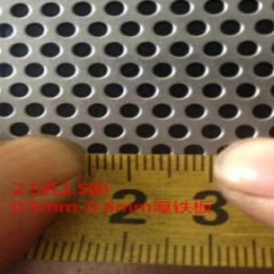 0.5mmX1219mmX2438mm GI Perforated Sheet SGCC