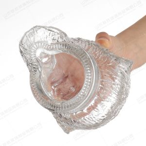 Clear Glass Bottle for Drinks Glass Oil Bottles Glass Wine Bottles