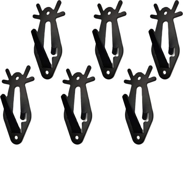 Buy Easy to Install European Mount Skull Hanger for Indoor and Outdoor Display Black Finish at wholesale prices