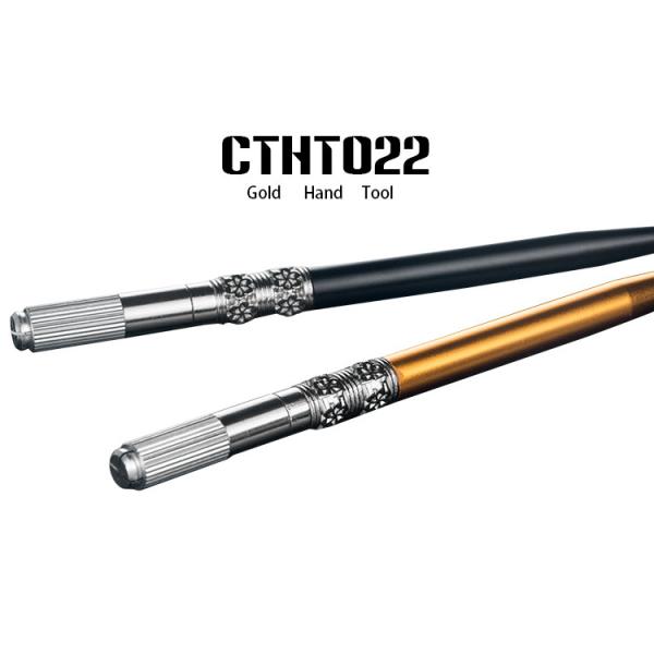 Black 3D Microblading Manual Tattoo Pen Widely Used In Cosmetic