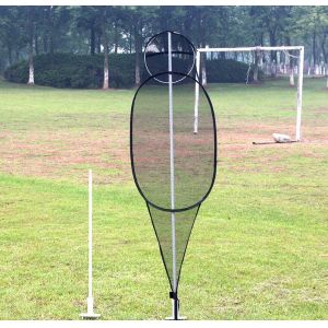 China 165cm Portable Football Rebounder Wall Black Soccer Training Dummy on sale