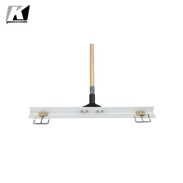 Buy Sliver Serrated Floor Notched Rubber Squeegee Antirust Stainless Steel at wholesale prices