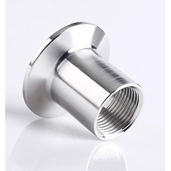 Tri Clamp Npt Bsp Pipe Fittings Male Thread Adapter/Coupling with Round Head Code SS304