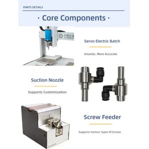 PLC Touch Screen Auto Screwdriver Machine 4Axis For Factory Assembly